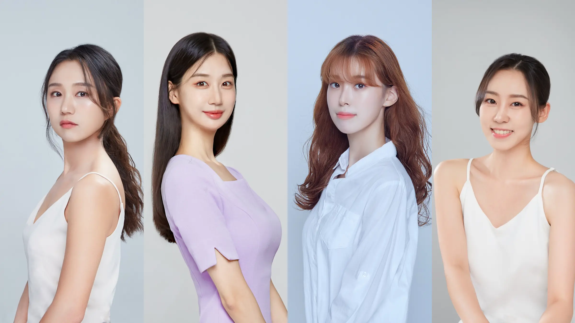 감동사진관 화이트톤 가족사진